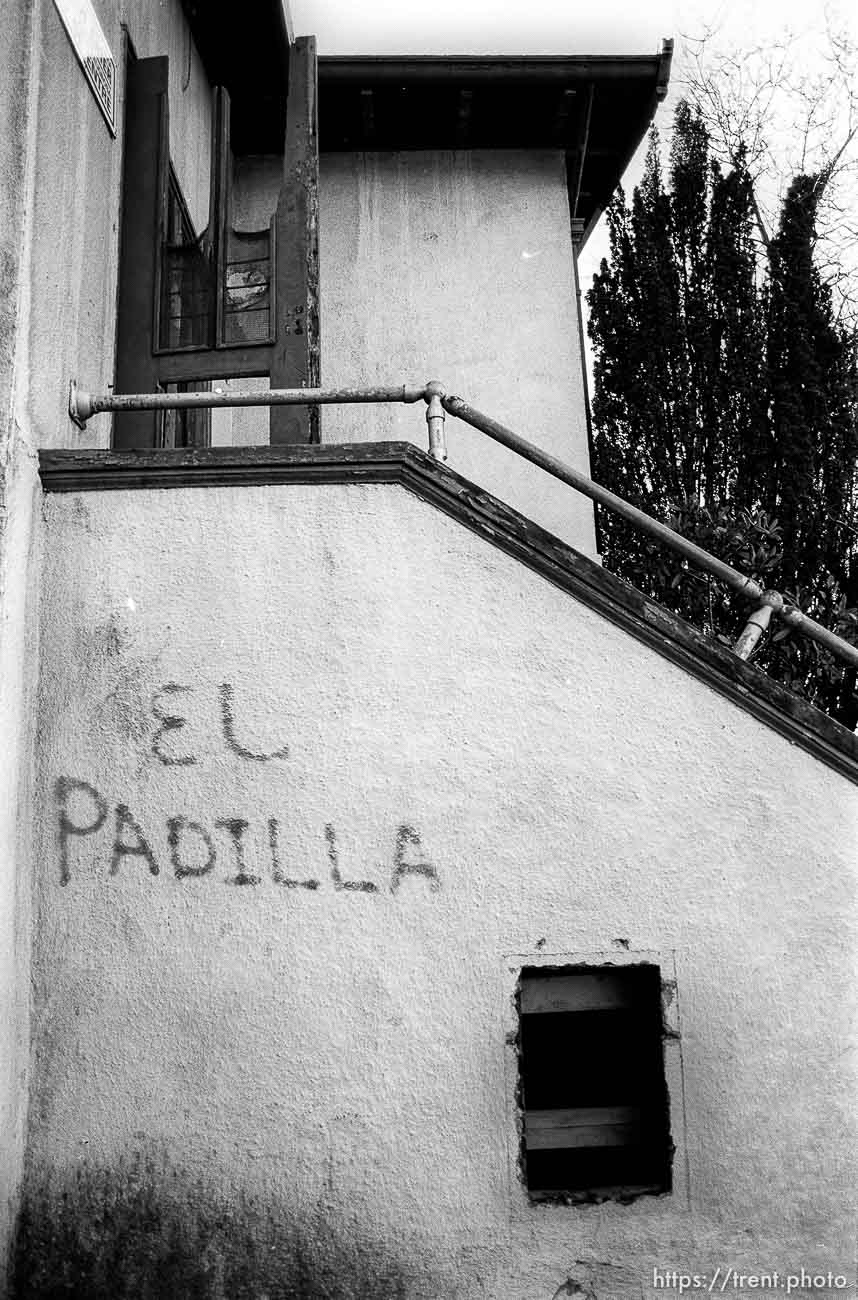 Abandoned sanitarium, 1987.