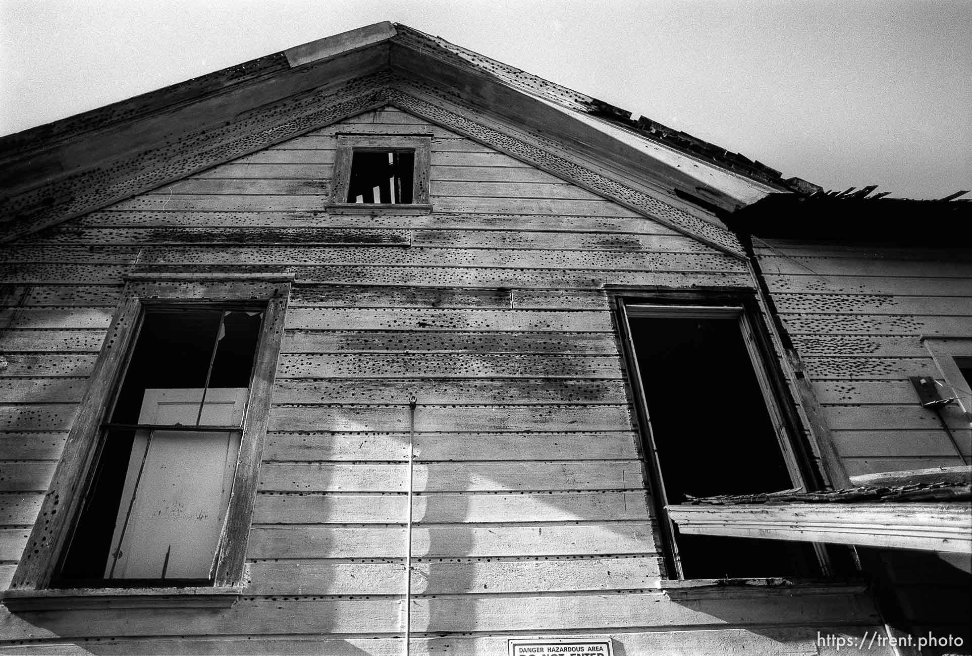 Abandoned sanitarium, 1987.   p