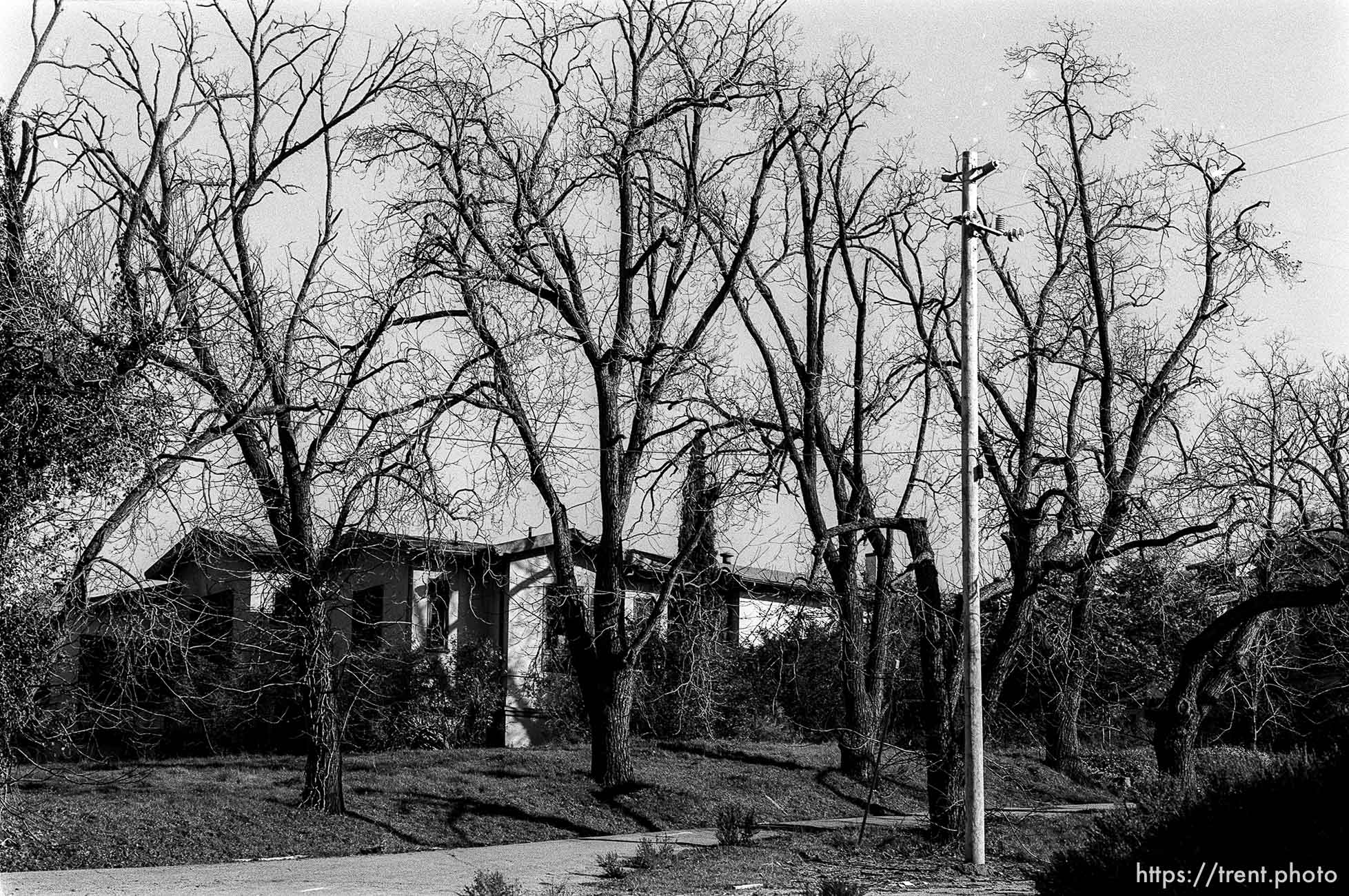 Abandoned sanitarium, 1987.