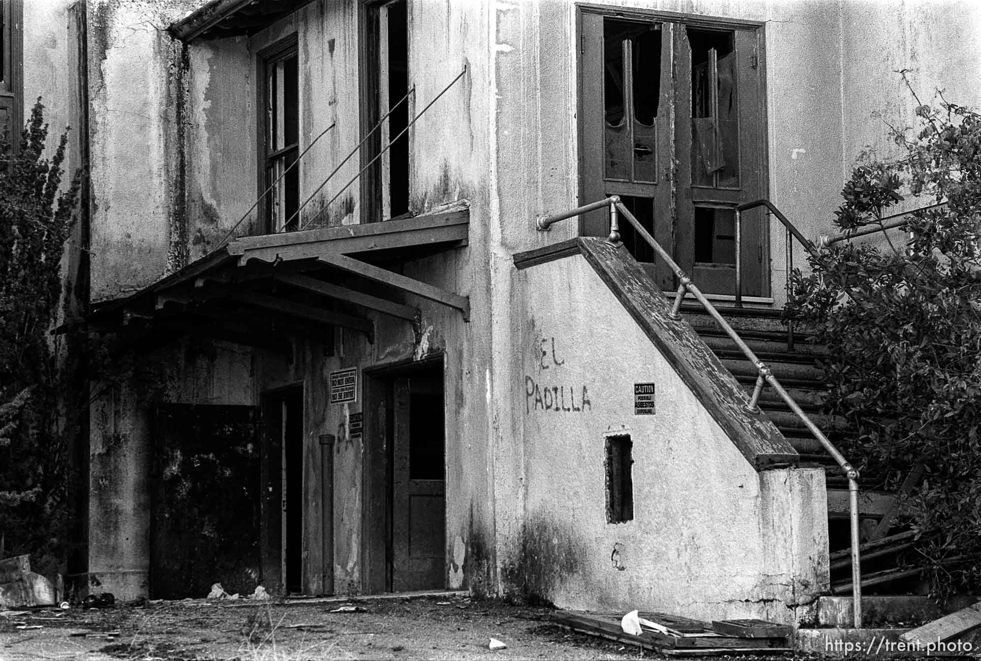 Abandoned sanitarium, 1987.