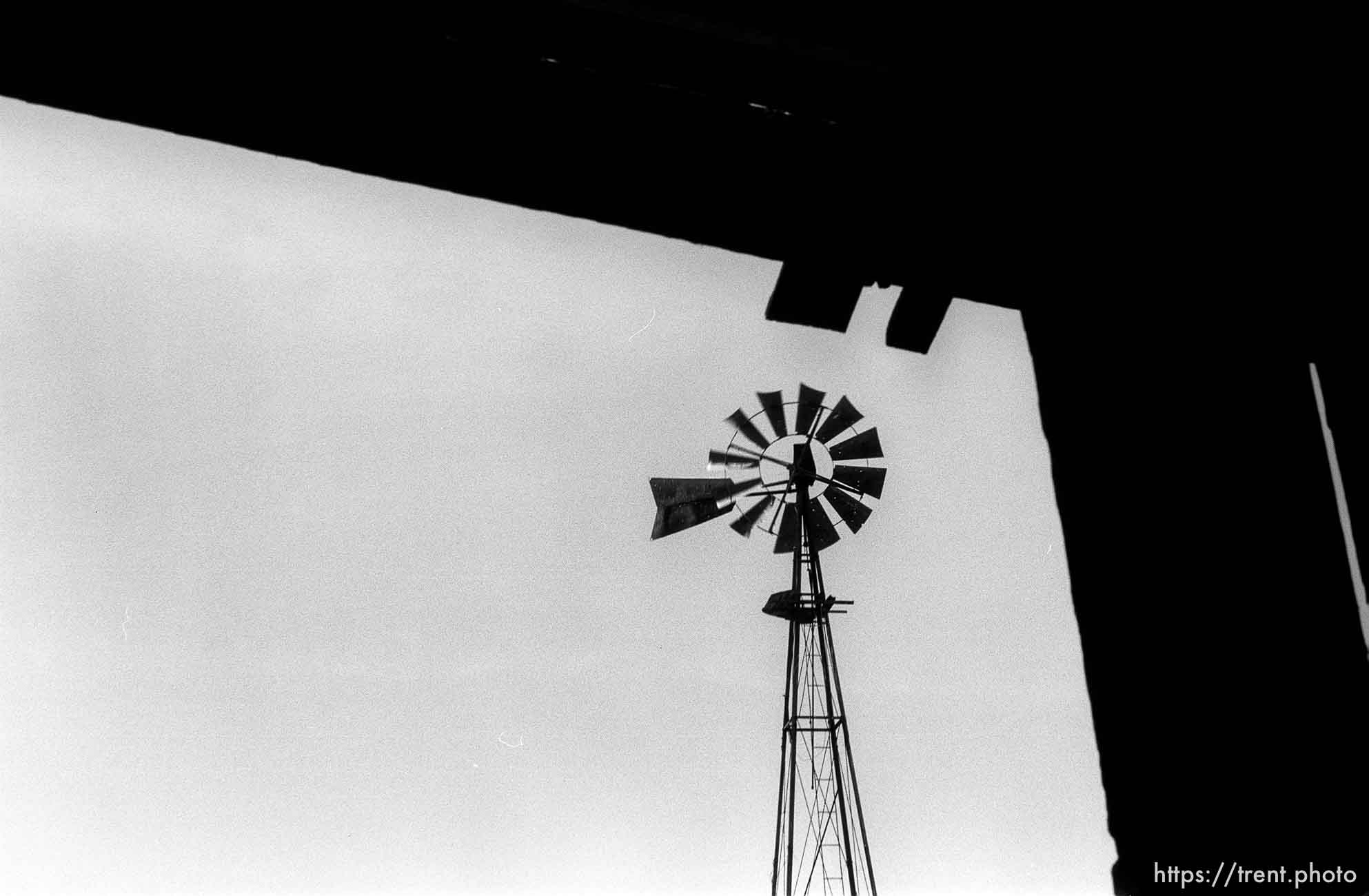 Windmill and farm on Dougherty Road.