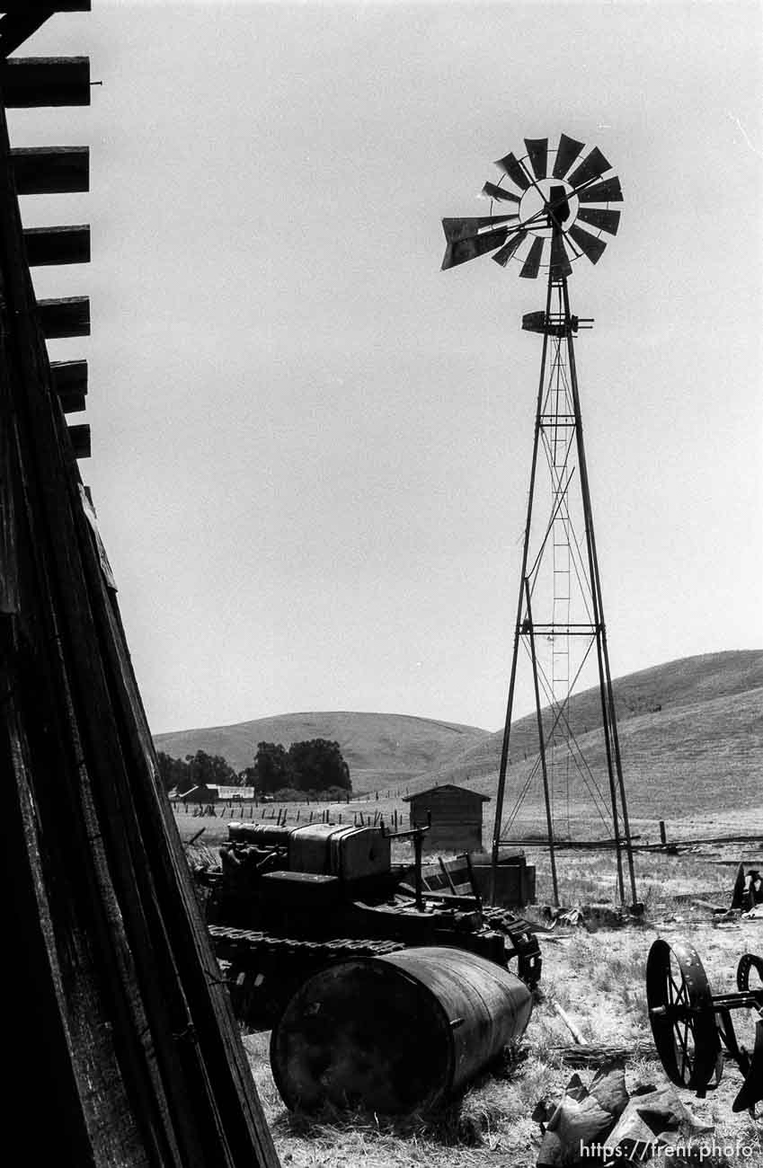 Windmill and farm on Dougherty Road.