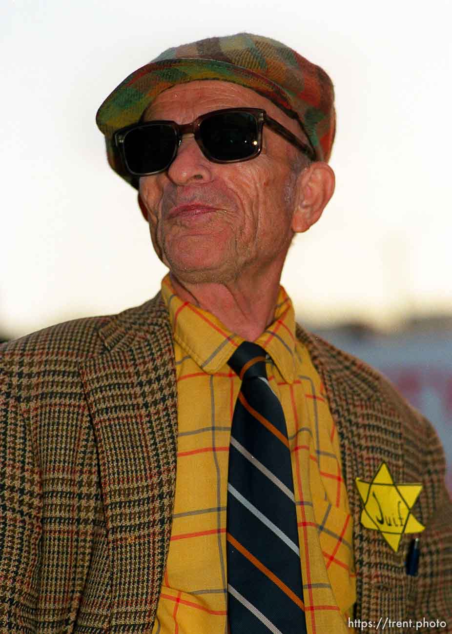 Jewish man at the Pope's visit.