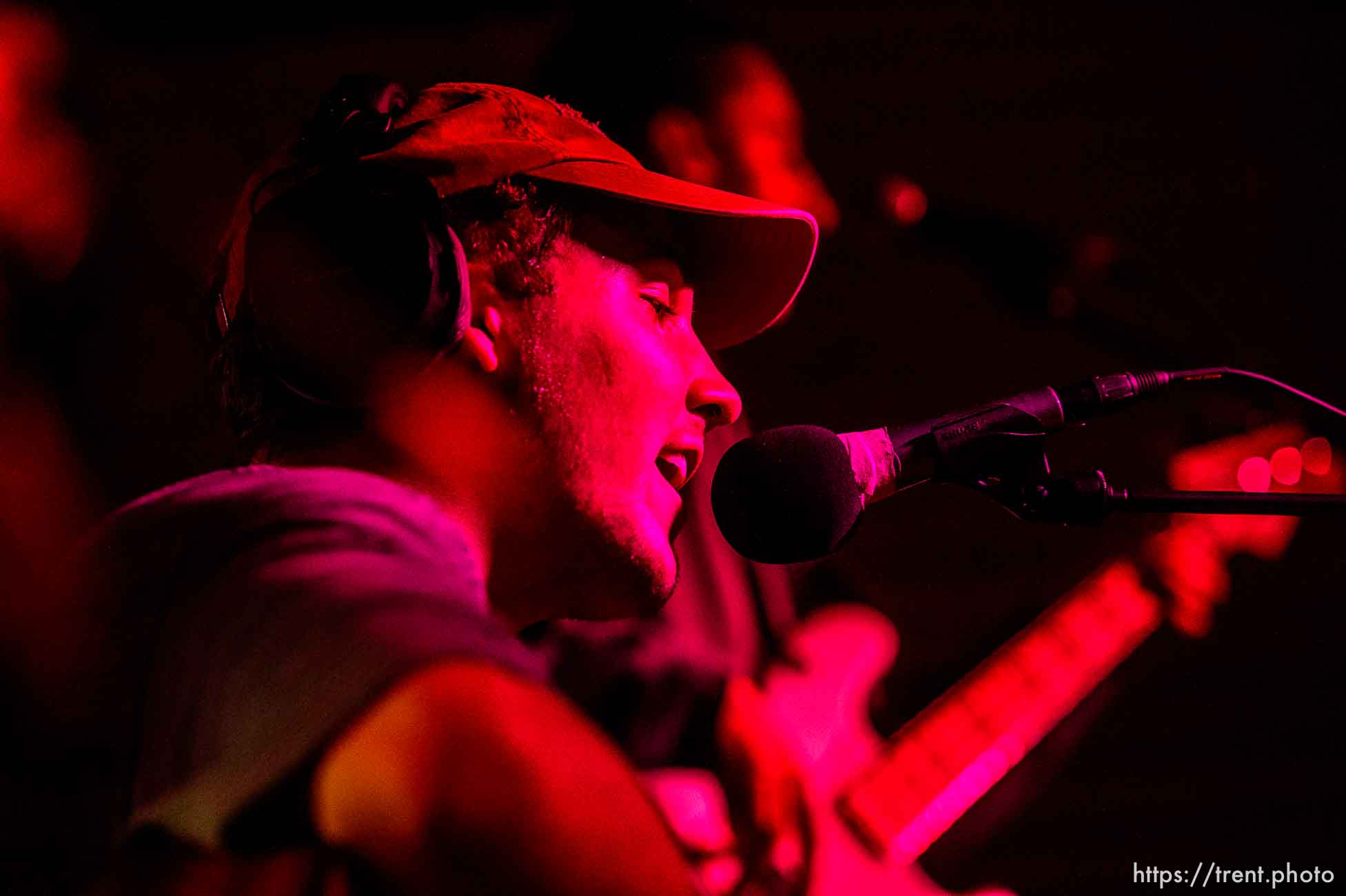 (Trent Nelson  |  The Salt Lake Tribune)  
Jack Rutter performs with his solo project Ritt Momney at Kilby Court in Salt Lake City on Monday June 24, 2019.