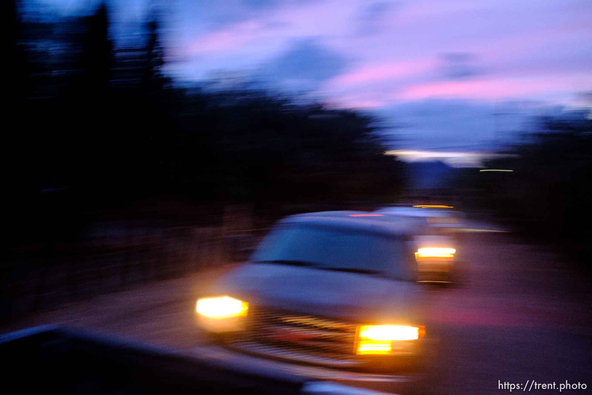 (Trent Nelson  |  The Salt Lake Tribune)
A convoy of family members makes its way to La Mora, Sonora, with an escort of vehicles from the federal police and Mexican military on Wednesday Nov. 6, 2019.