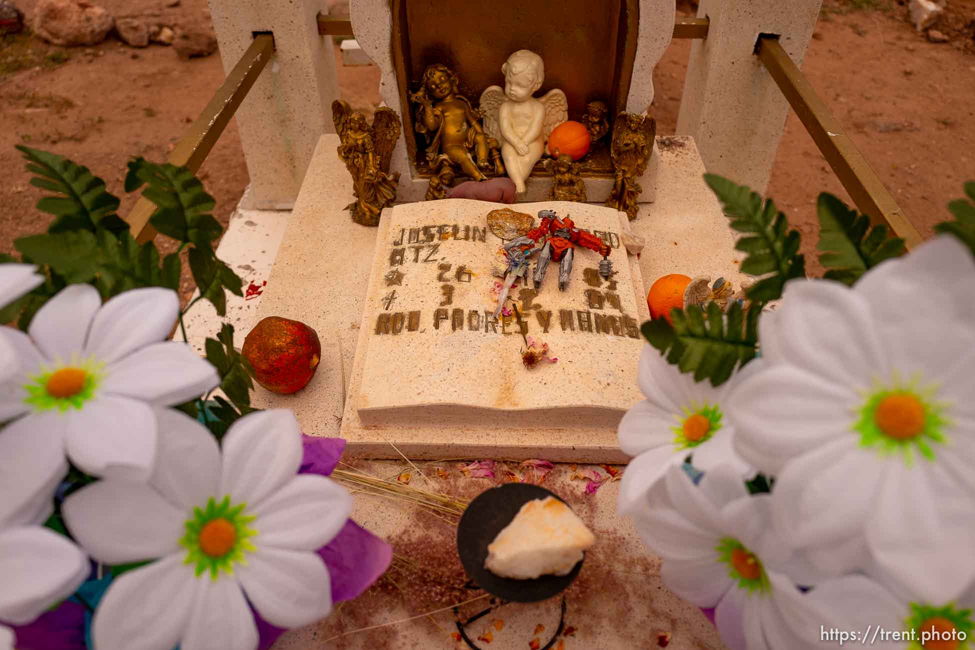 (Trent Nelson  |  The Salt Lake Tribune)
The cemetery in La Mora, Sonora on Thursday Nov. 7, 2019. joselin langford