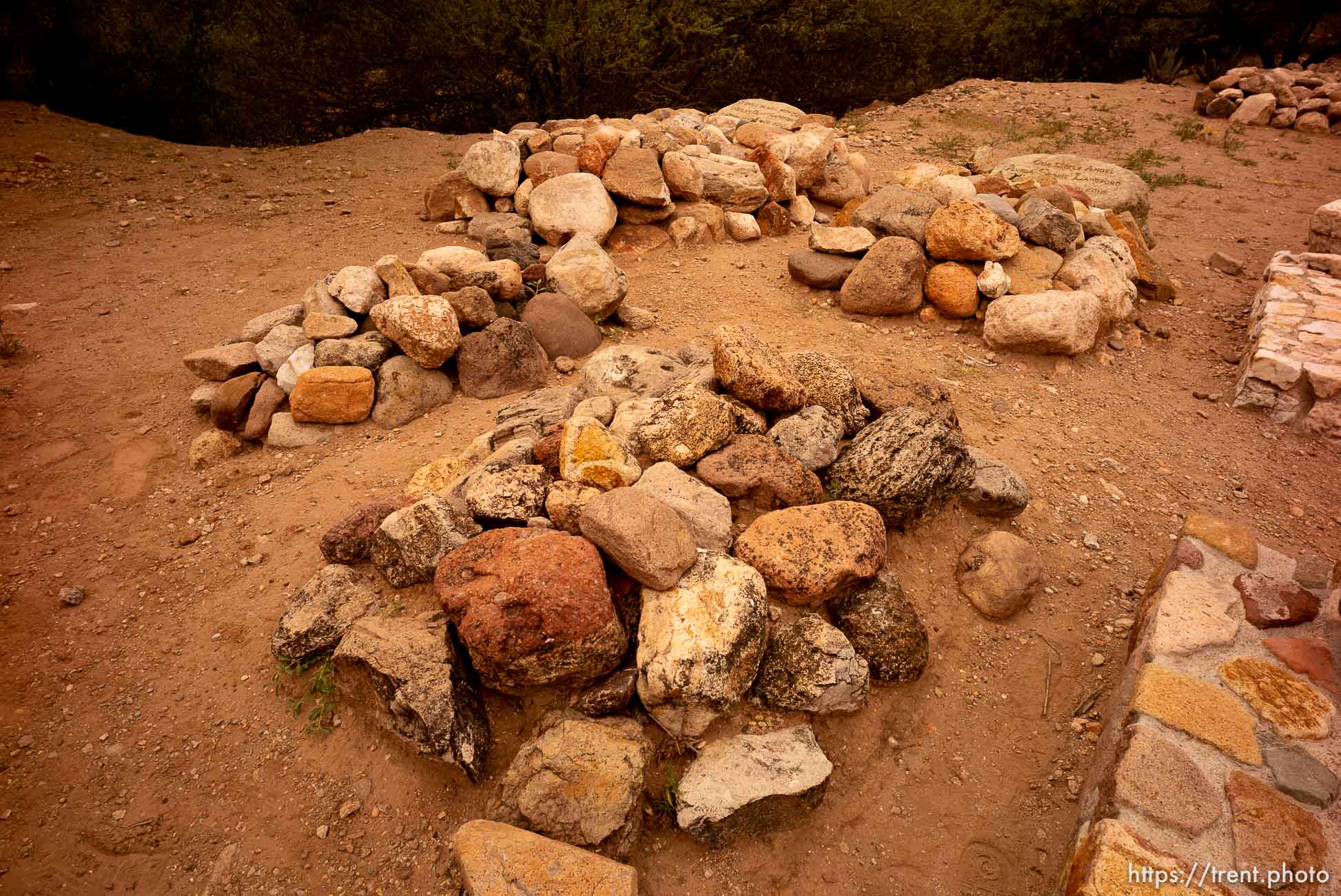 (Trent Nelson  |  The Salt Lake Tribune)
The cemetery in La Mora, Sonora Thursday Nov. 7, 2019.