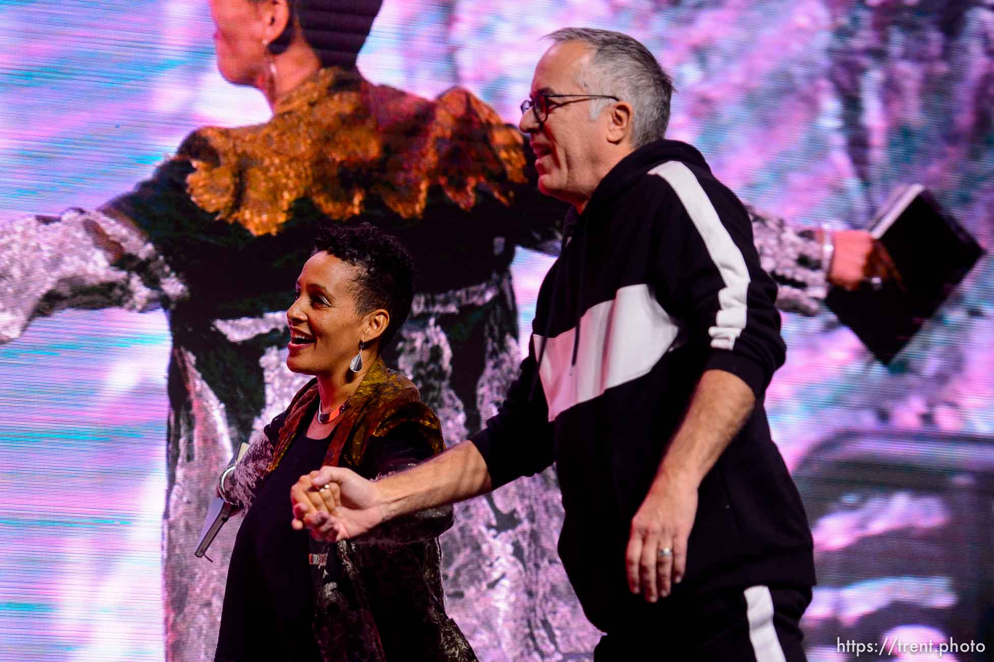 (Trent Nelson  |  The Salt Lake Tribune) Tabitha Jackson, John Cooper at the Awards Night Ceremony for the Sundance Film Festival in Kimball Junction on Saturday, Feb. 1, 2020.