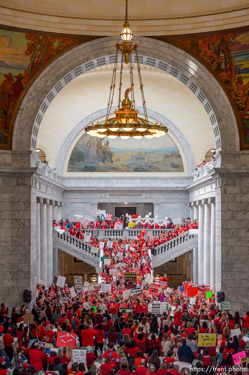 Teachers Rally at the Capitol