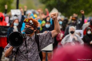 (Trent Nelson  |  The Salt Lake Tribune) A vigil for Bernardo Palacios-Carbajal takes place at the State Capitol in Salt Lake City on Saturday, June 6, 2020.