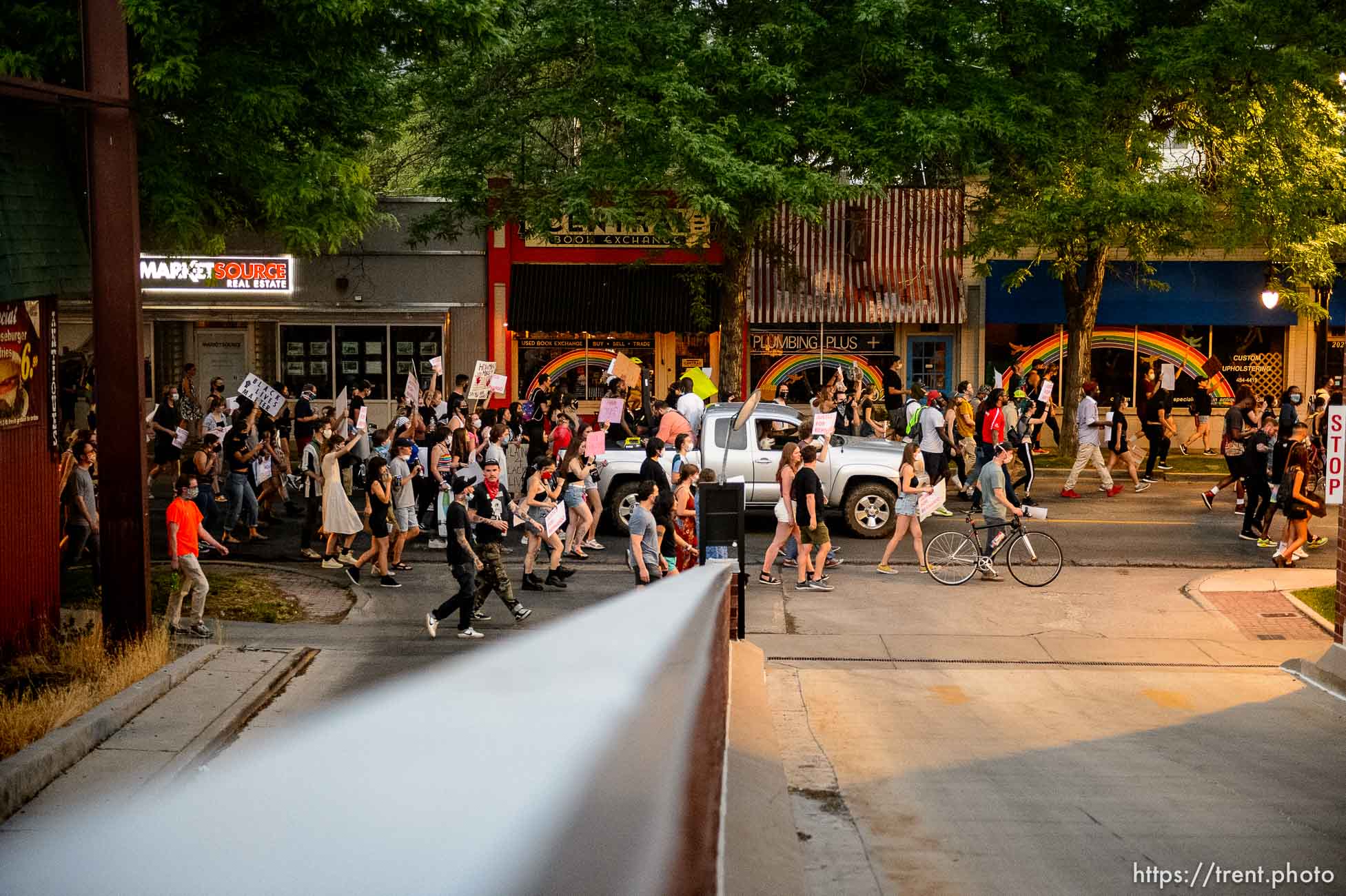 (Trent Nelson  |  The Salt Lake Tribune) protest march in Salt Lake City on Friday, June 12, 2020.