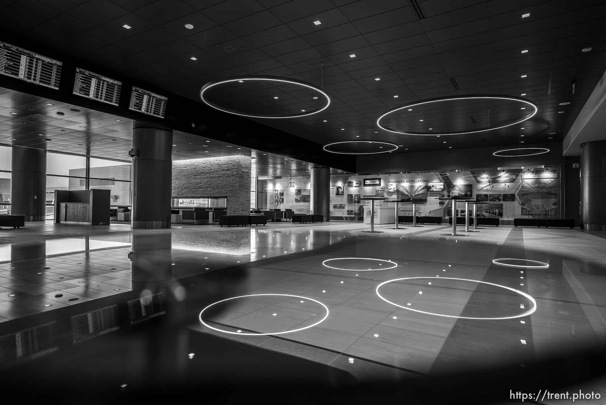 (Trent Nelson  |  The Salt Lake Tribune) The Greeting Room at the new Salt Lake City International Airport on Thursday, Aug. 27, 2020.