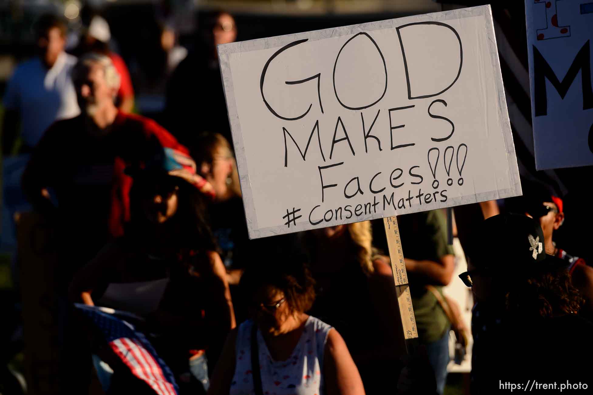 (Trent Nelson  |  The Salt Lake Tribune) A rally protesting government mask mandates at the State Capitol in Salt Lake City on Saturday, Sept. 5, 2020.