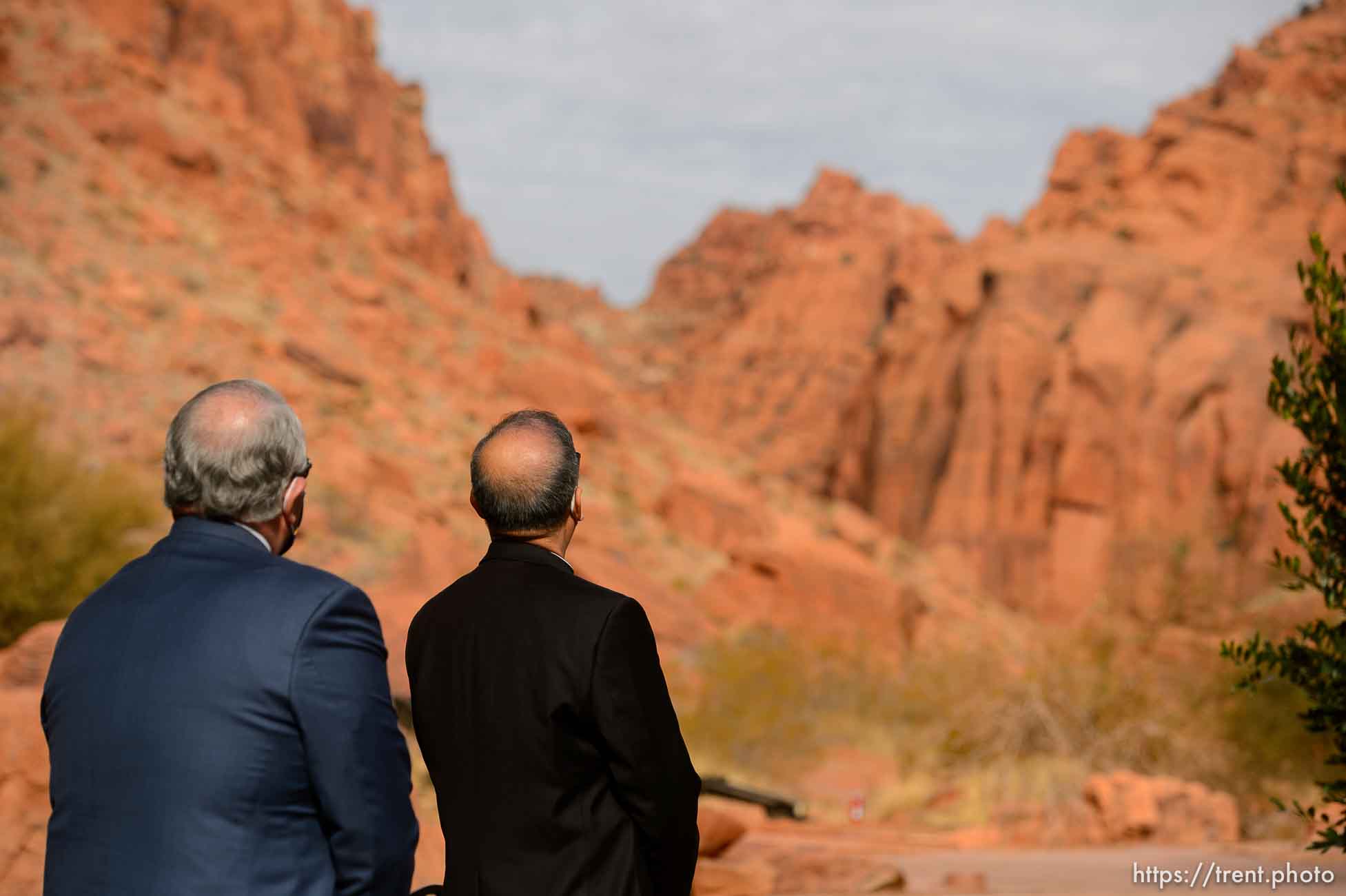 (Trent Nelson  |  The Salt Lake Tribune) The inauguration of Spencer Cox as Utah's 18th Governor at Tuacahn Center for the Arts in Ivins on Monday, Jan. 4, 2021.