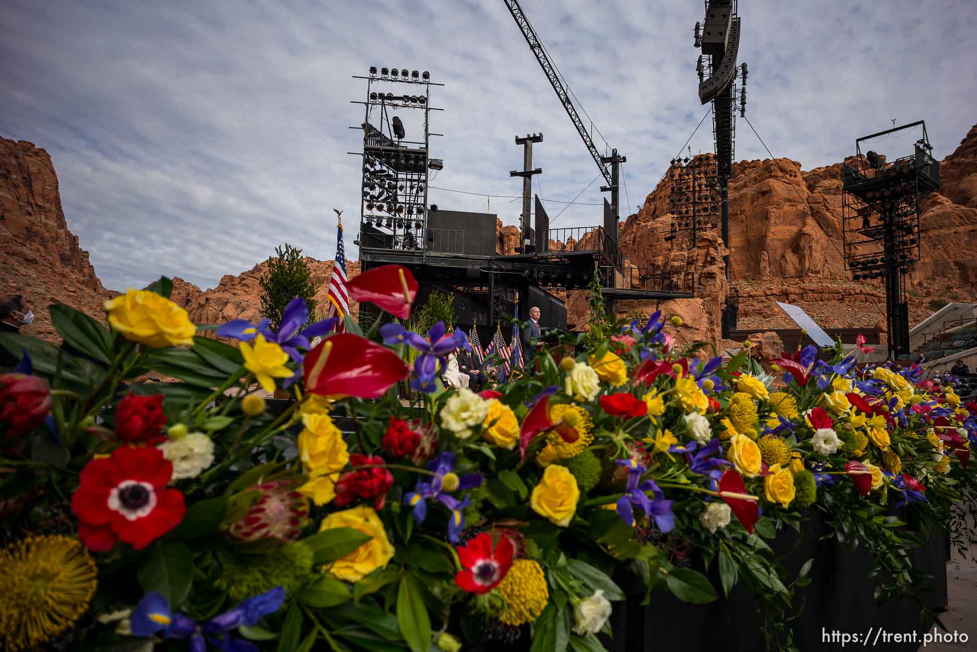 (Trent Nelson  |  The Salt Lake Tribune) The inauguration of Spencer Cox as Utah's 18th Governor at Tuacahn Center for the Arts in Ivins on Monday, Jan. 4, 2021.