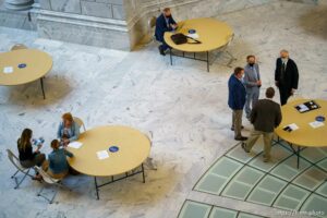 (Trent Nelson  |  The Salt Lake Tribune)  the state Capitol in Salt Lake City on Tuesday, March 2, 2021.