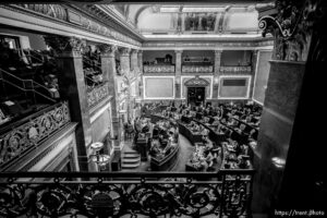 (Trent Nelson  |  The Salt Lake Tribune) house chamber the state Capitol in Salt Lake City on Tuesday, March 2, 2021.