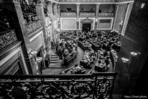 (Trent Nelson  |  The Salt Lake Tribune) house chamber the state Capitol in Salt Lake City on Tuesday, March 2, 2021.