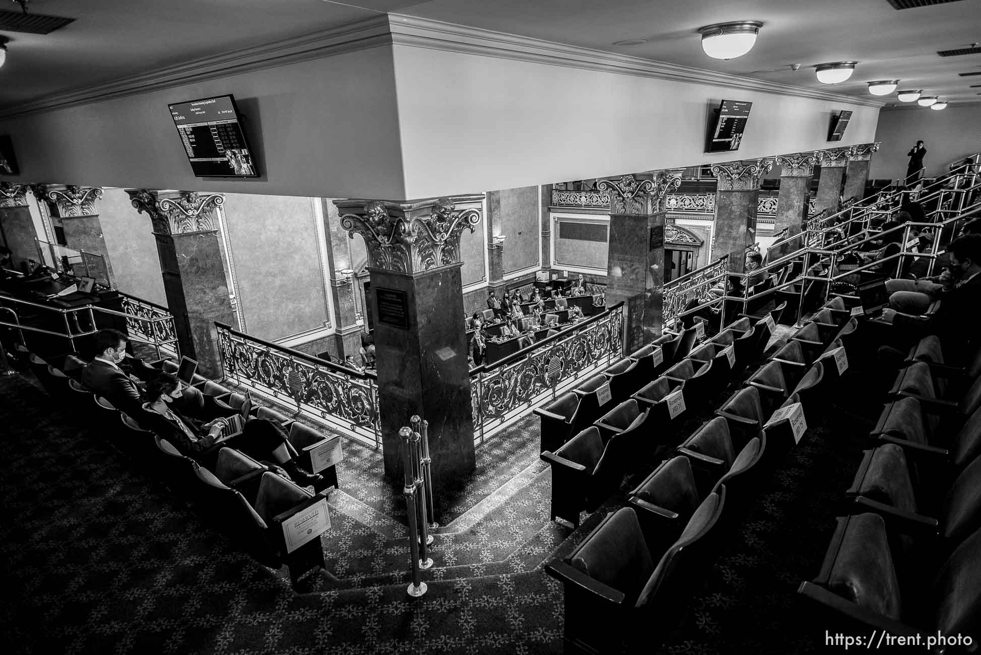 (Trent Nelson  |  The Salt Lake Tribune) house chamber the state Capitol in Salt Lake City on Tuesday, March 2, 2021.