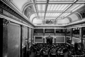 (Trent Nelson  |  The Salt Lake Tribune) house chamber the state Capitol in Salt Lake City on Tuesday, March 2, 2021.