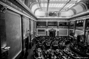 (Trent Nelson  |  The Salt Lake Tribune) house chamber the state Capitol in Salt Lake City on Tuesday, March 2, 2021.