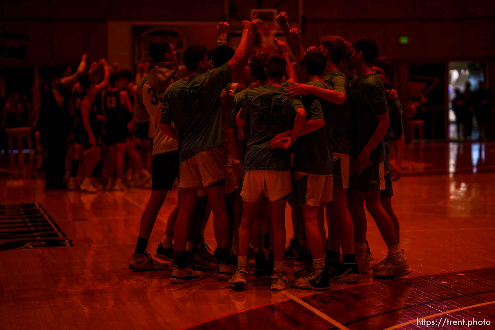 (Trent Nelson  |  The Salt Lake Tribune) 
as Westlake faces Davis High School in the 6A boys basketball state championship game, in Taylorsville on Saturday, March 6, 2021.