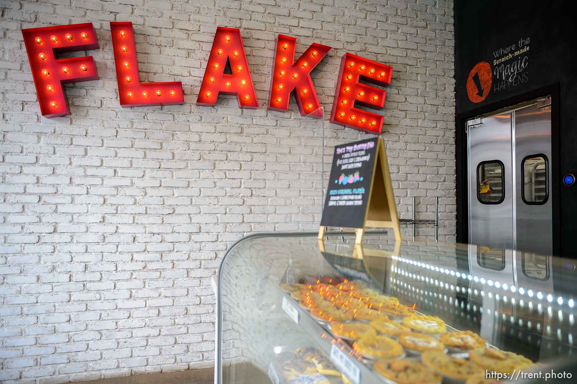 (Trent Nelson  |  The Salt Lake Tribune) Flake Pie Co. in South Jordan on Tuesday, March 9, 2021.