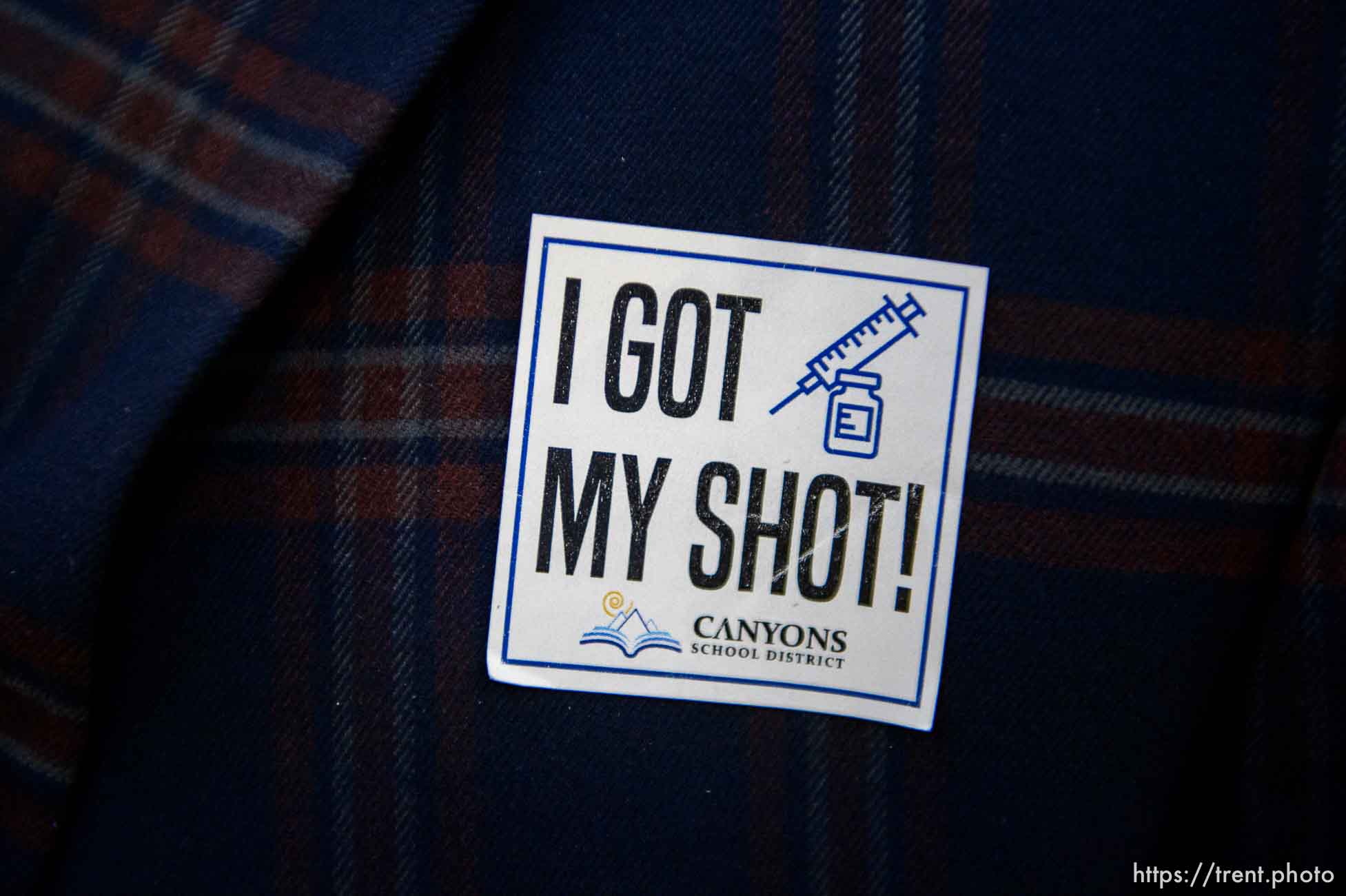 (Trent Nelson  |  The Salt Lake Tribune) Teachers and staff of the Canyons School District received their second shots of the Moderna vaccine at Mount Jordan Middle School in Sandy on Thursday, March 11, 2021.