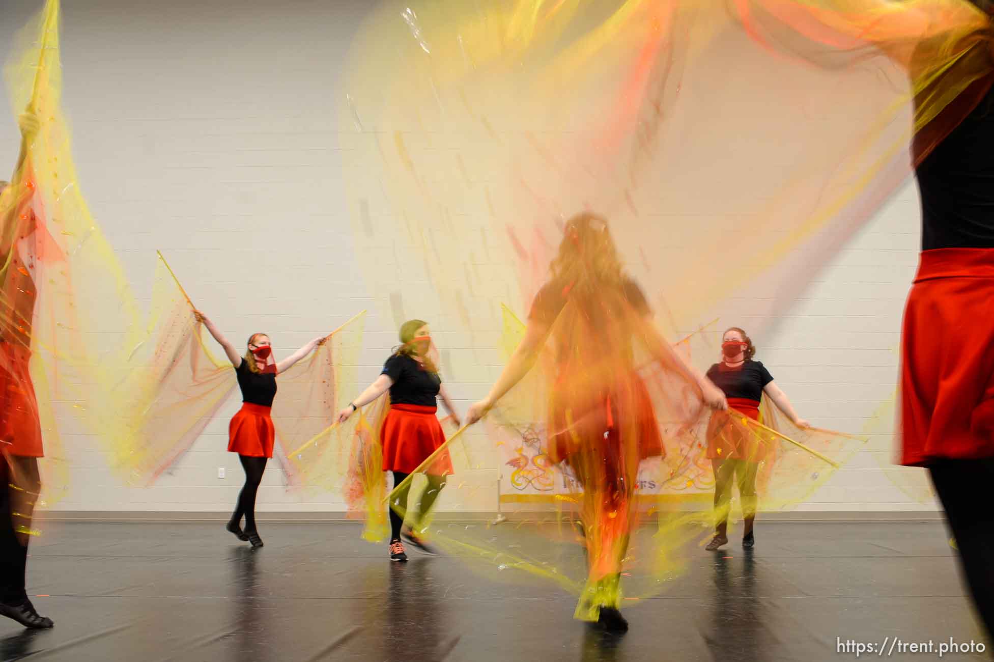 (Trent Nelson  |  The Salt Lake Tribune) The An Dragan Ceilteach Irish Dancers perform at Advantage Arts Academy in Herriman on Saturday, March 13, 2021.