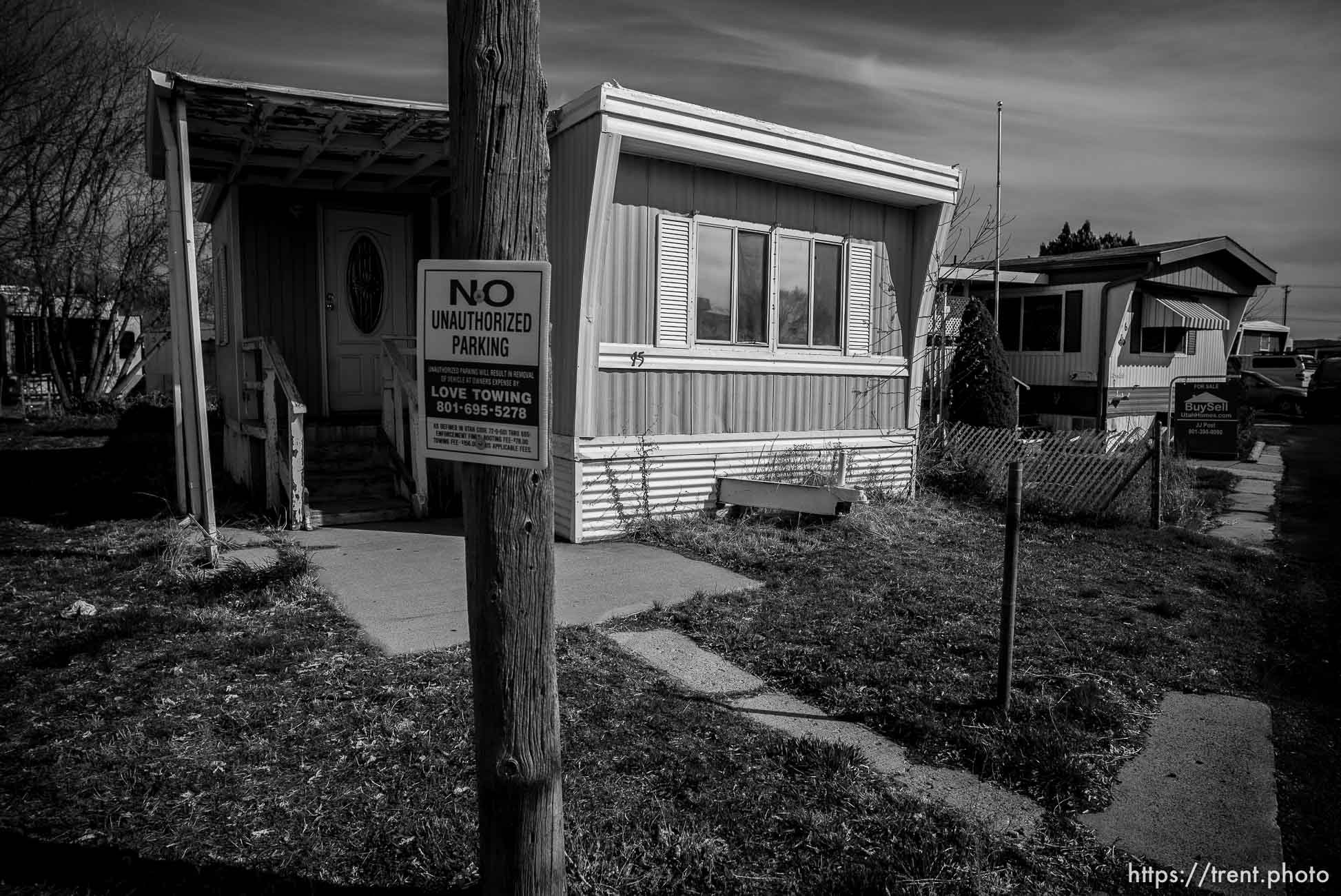 (Trent Nelson  |  The Salt Lake Tribune) The property owner of Lesley's Mobile Home Park in Riverdale is attempting to rezone and redevelop the site.