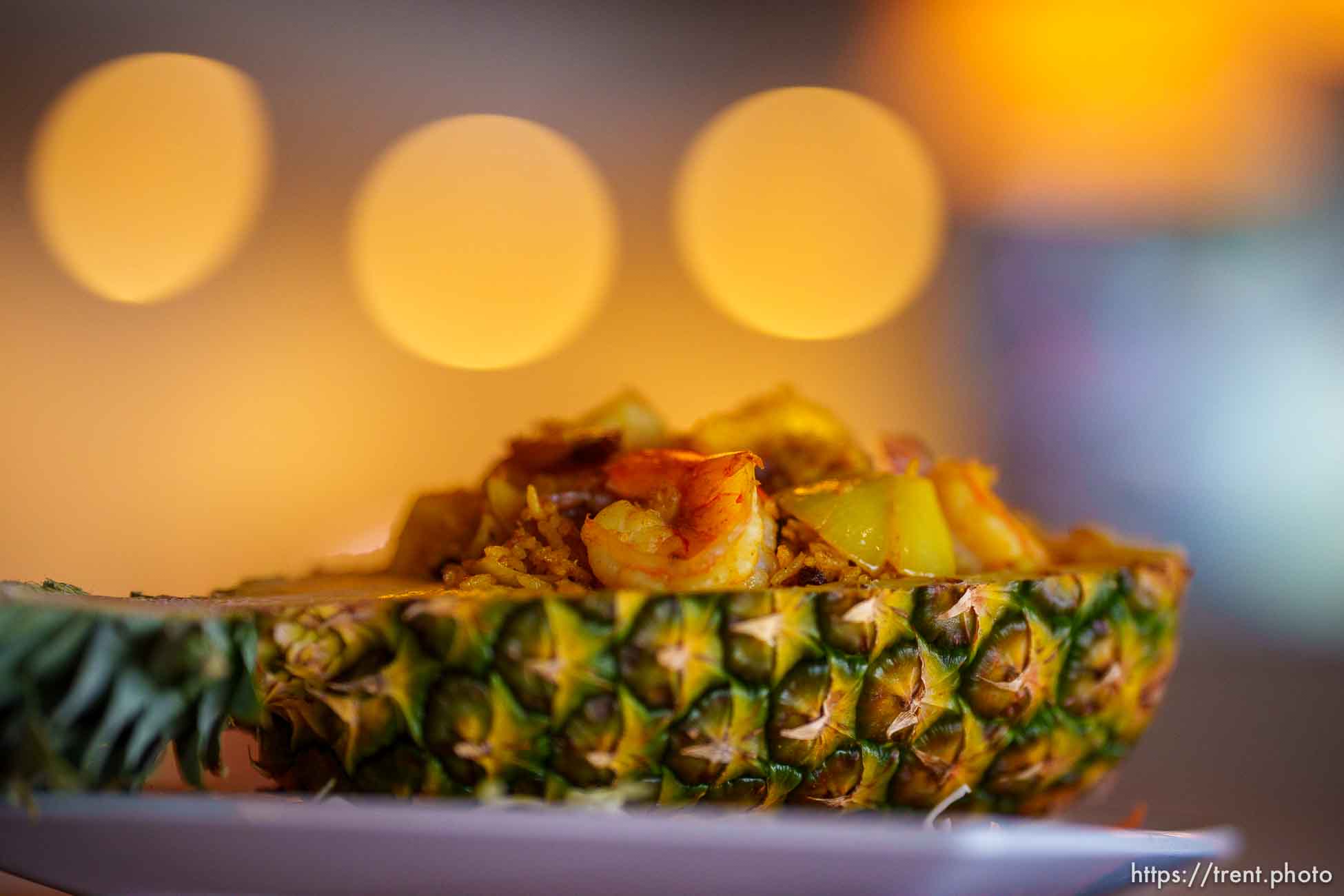 (Trent Nelson  |  The Salt Lake Tribune) Pineapple fried rice (ka pad sa pa root) at Tuk Tuk’s in West Valley City on Monday, April 26, 2021.