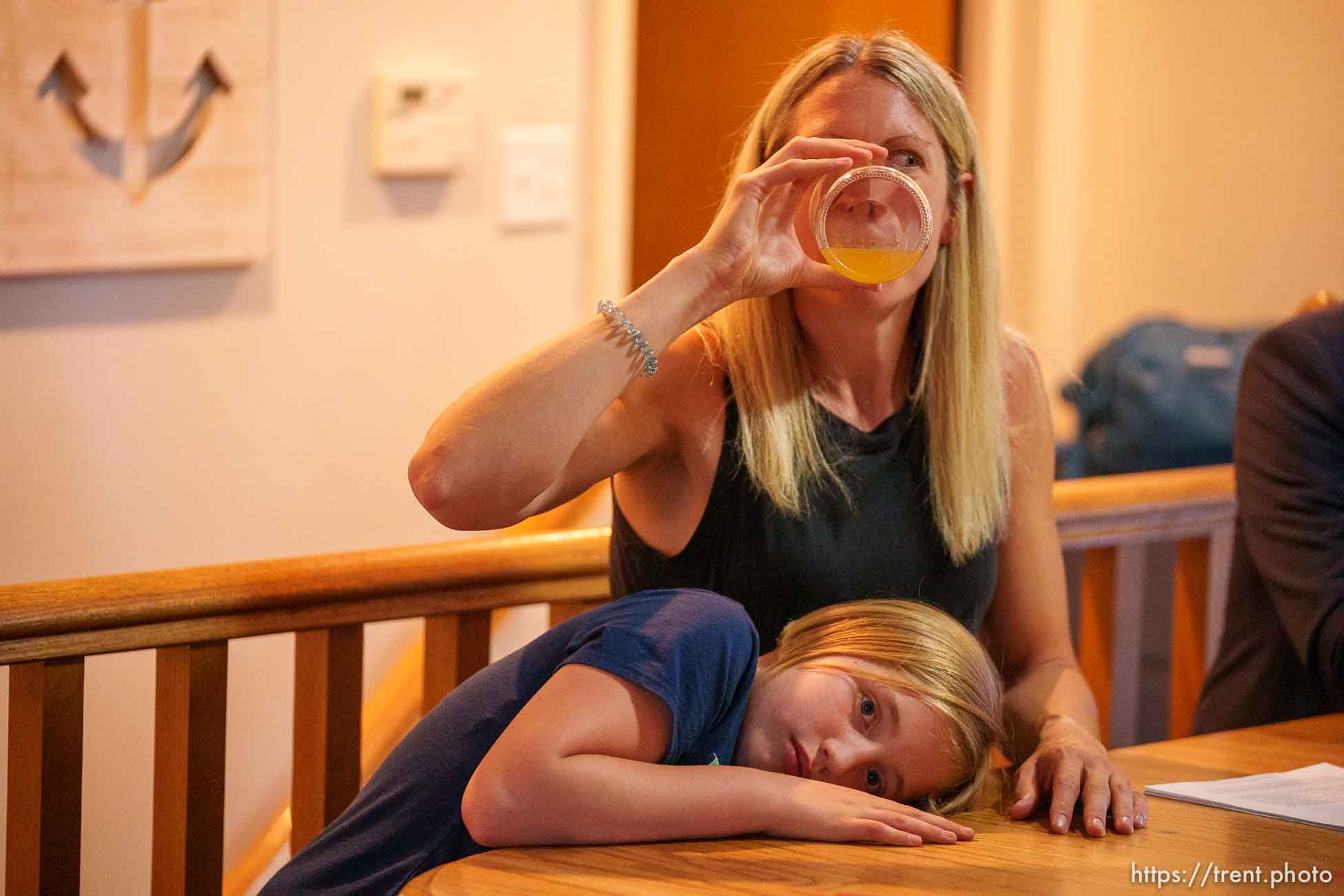 (Trent Nelson  |  The Salt Lake Tribune) 
Salt Lake County District Attorney Sim Gill announced Thursday that a Unified police officer was legally justified in shooting Matthew Hilbelink, who was suicidal and who had pointed a gun at an officer.

We are meeting his wife, Alexis Hilbelink, at her home to talk about the ruling and also a new law change that prohibits cops from shooting at someone who is suicidal but only a danger to themselves.
 on Thursday, May 20, 2021.