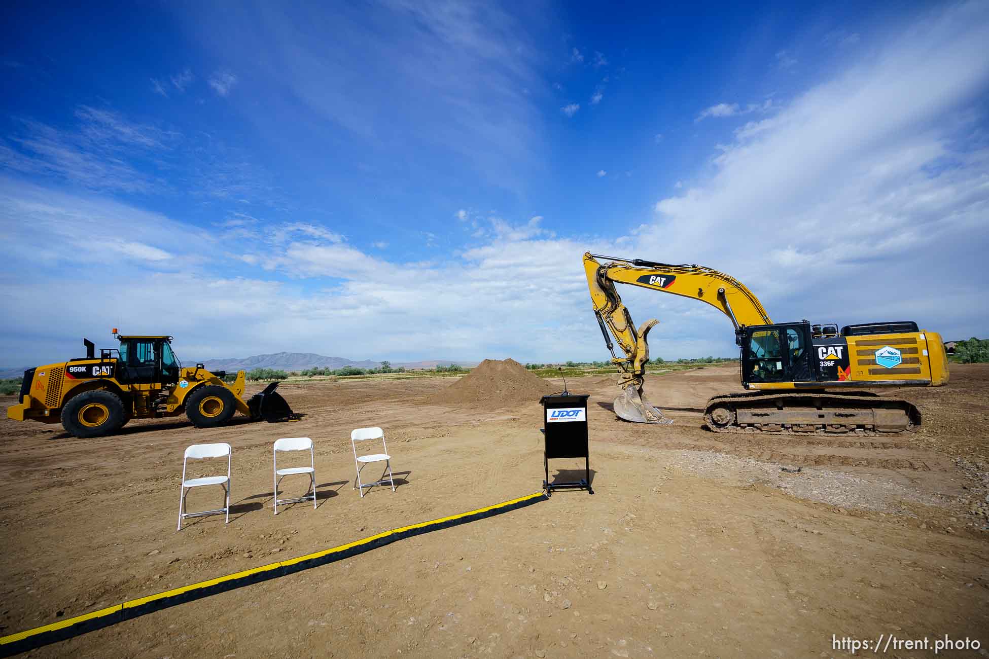 (Trent Nelson  |  The Salt Lake Tribune) The Utah Department of Transportation (UDOT) kicks off construction of the West Davis Highway with an event in Layton on Tuesday, May 25, 2021.