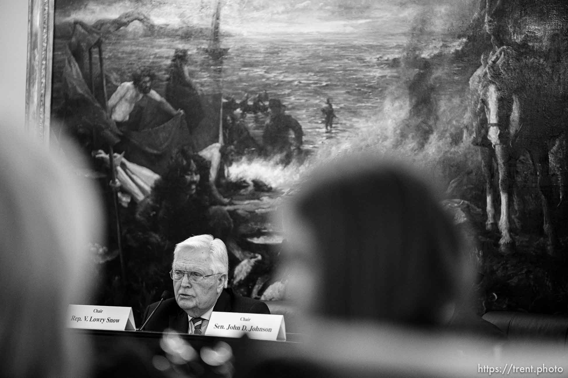 (Trent Nelson  |  The Salt Lake Tribune) Rep. Lowry Snow, R-Santa Clara, at a meeting of the Education Interim Committee at the State Capitol in Salt Lake City on Wednesday, June 16, 2021. Critical race theory in public education was on the agenda.