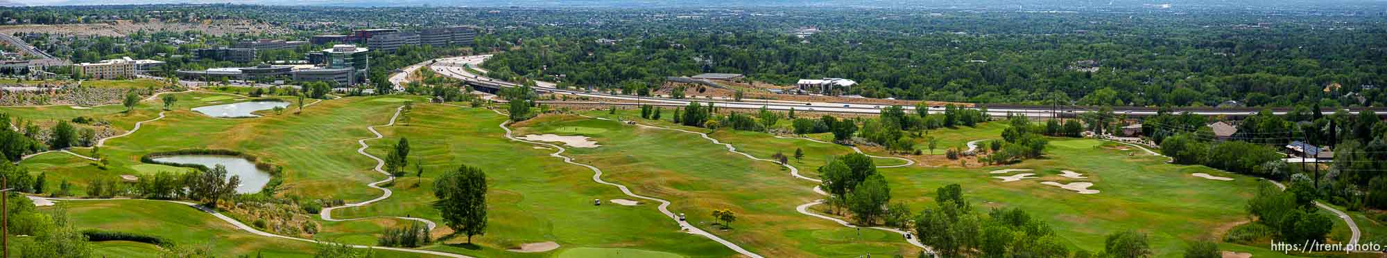 (Trent Nelson  |  The Salt Lake Tribune) Old Mill Golf Course in Salt Lake City on Friday, June 25, 2021.