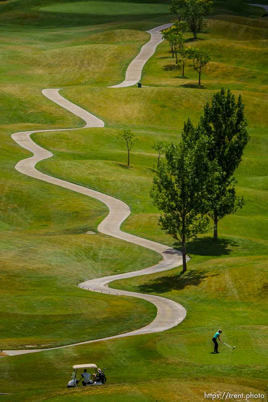 (Trent Nelson  |  The Salt Lake Tribune) Old Mill Golf Course in Salt Lake City on Friday, June 25, 2021.