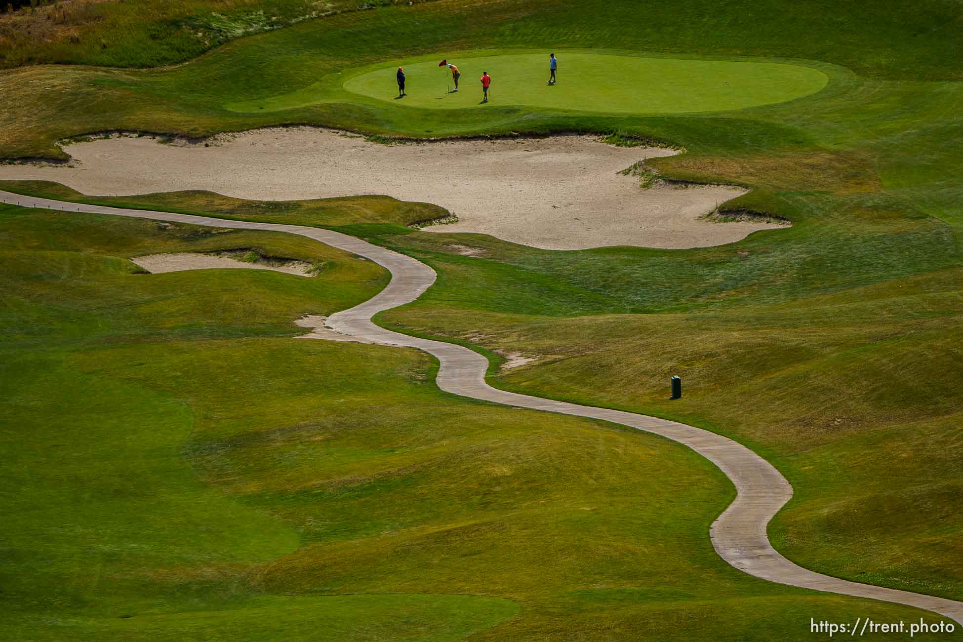 (Trent Nelson  |  The Salt Lake Tribune) Old Mill Golf Course in Salt Lake City on Friday, June 25, 2021.