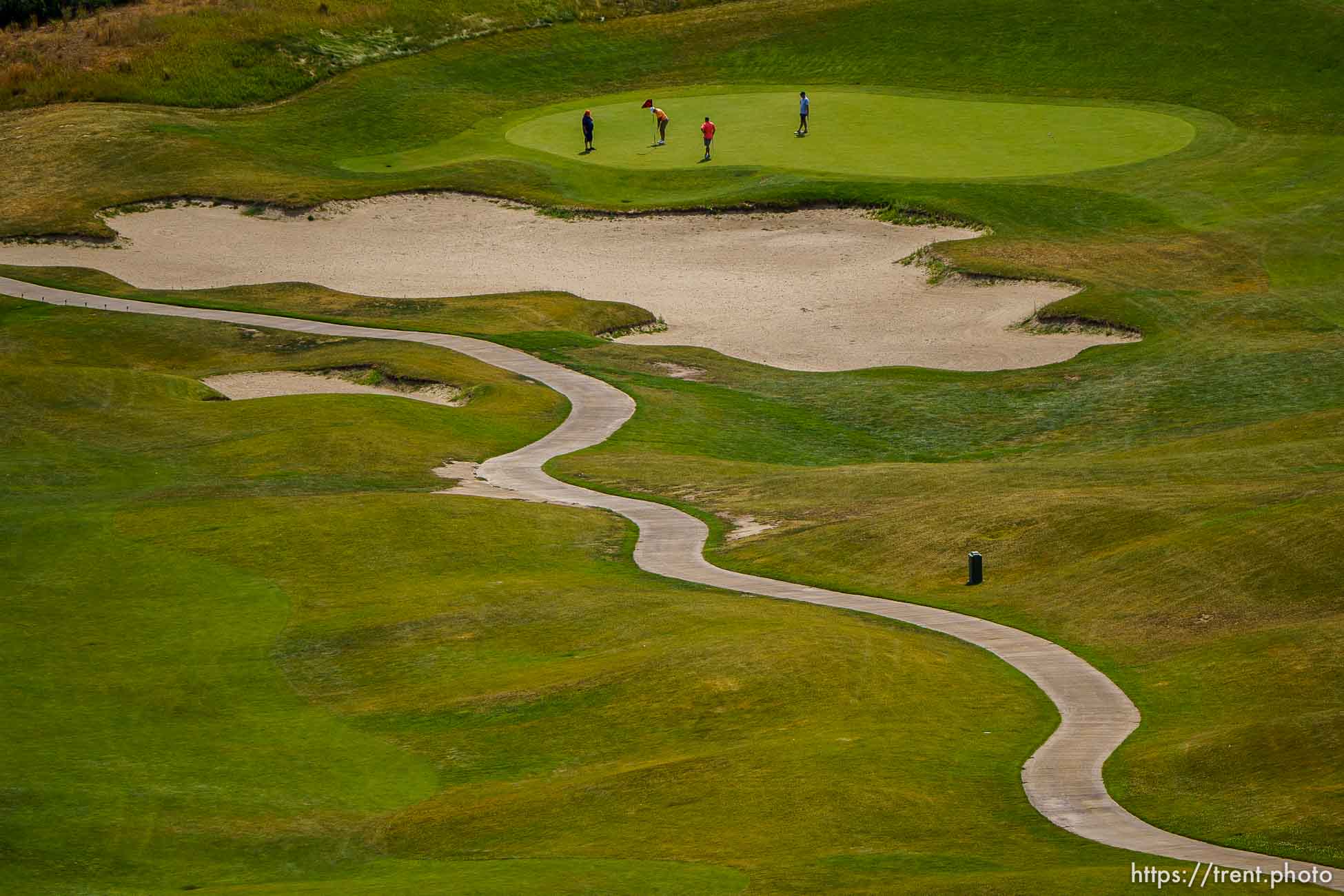 (Trent Nelson  |  The Salt Lake Tribune) Old Mill Golf Course in Salt Lake City on Friday, June 25, 2021.