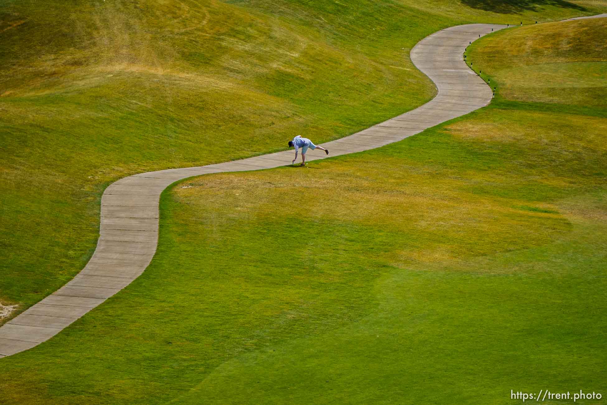 (Trent Nelson  |  The Salt Lake Tribune) Old Mill Golf Course in Salt Lake City on Friday, June 25, 2021.