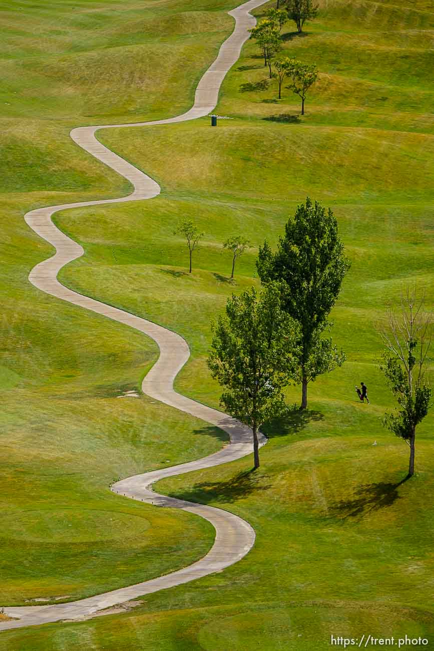 (Trent Nelson  |  The Salt Lake Tribune) Old Mill Golf Course in Salt Lake City on Friday, June 25, 2021.