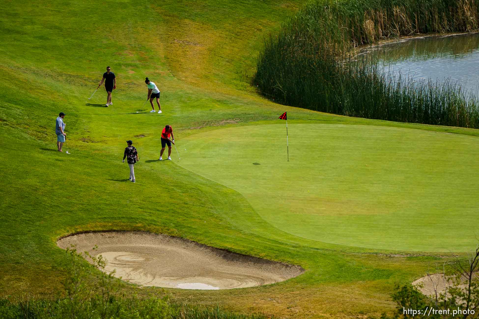 (Trent Nelson  |  The Salt Lake Tribune) Old Mill Golf Course in Salt Lake City on Friday, June 25, 2021.