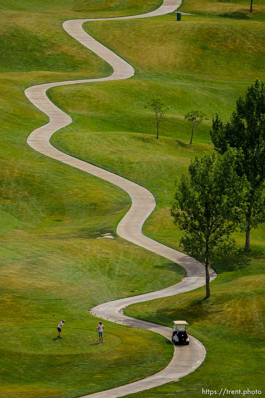 (Trent Nelson  |  The Salt Lake Tribune) Old Mill Golf Course in Salt Lake City on Friday, June 25, 2021.