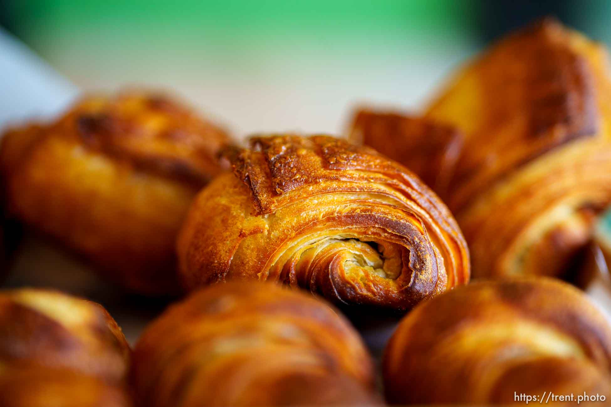 (Trent Nelson  |  The Salt Lake Tribune) Croissants at Table X in Salt Lake City on Wednesday, June 23, 2021.