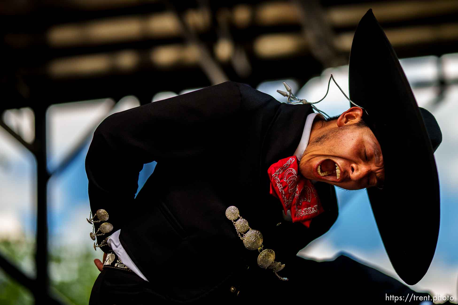 (Trent Nelson  |  The Salt Lake Tribune) Grupo Folklorico Tollan performs at the Living Traditions festival in Salt Lake City on Saturday, June 26, 2021.