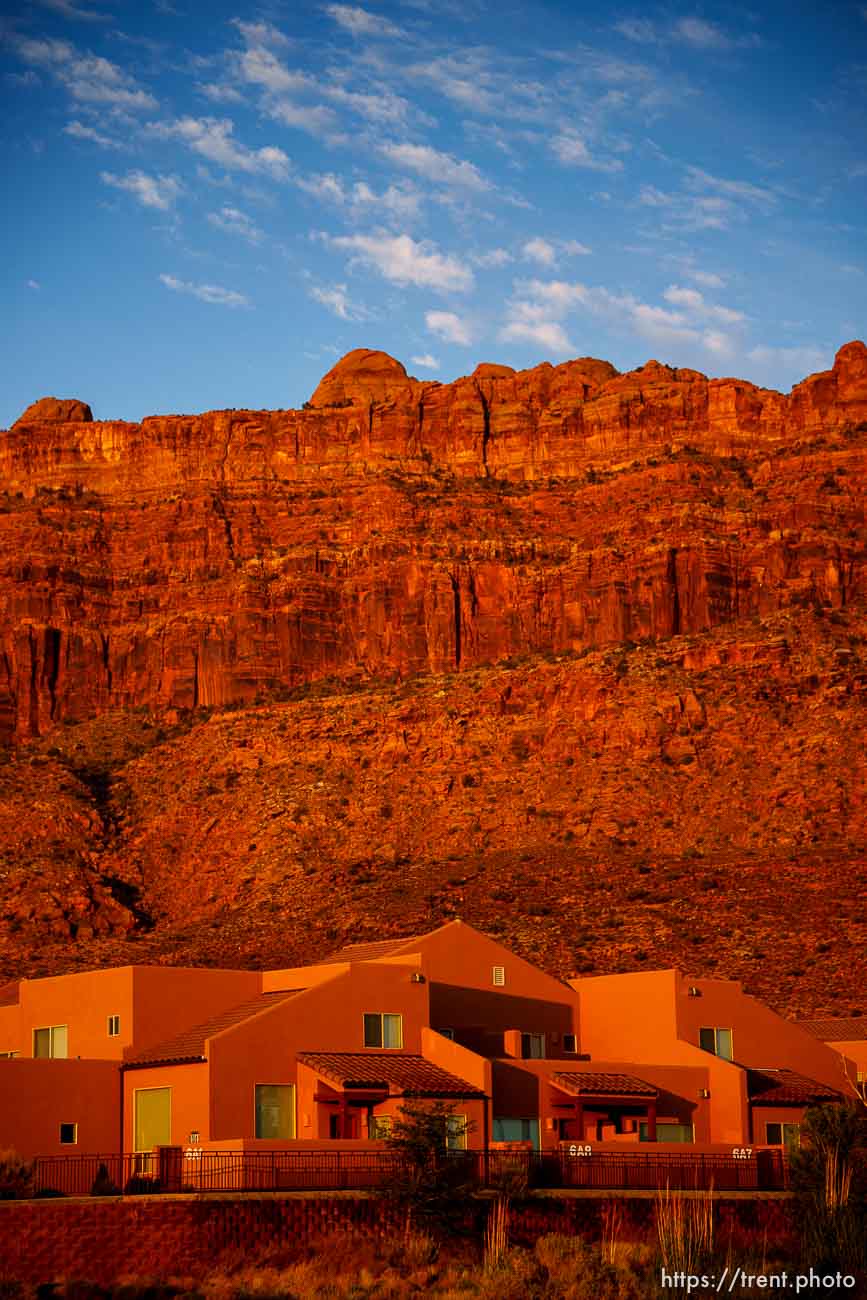 (Trent Nelson  |  The Salt Lake Tribune) Rim Vistas, a subdivision in Moab on Thursday, July 15, 2021.