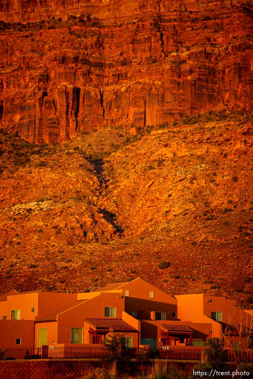 (Trent Nelson  |  The Salt Lake Tribune) Rim Vistas, a subdivision in Moab on Thursday, July 15, 2021.