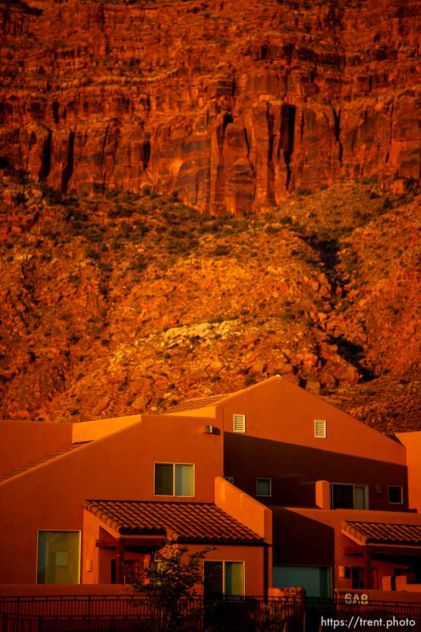 (Trent Nelson  |  The Salt Lake Tribune) Rim Vistas, a subdivision in Moab on Thursday, July 15, 2021.