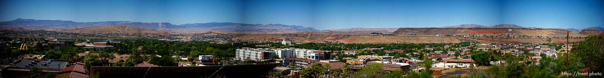 (Trent Nelson  |  The Salt Lake Tribune) View from Temple Springs, St George on Thursday, June 10, 2021.