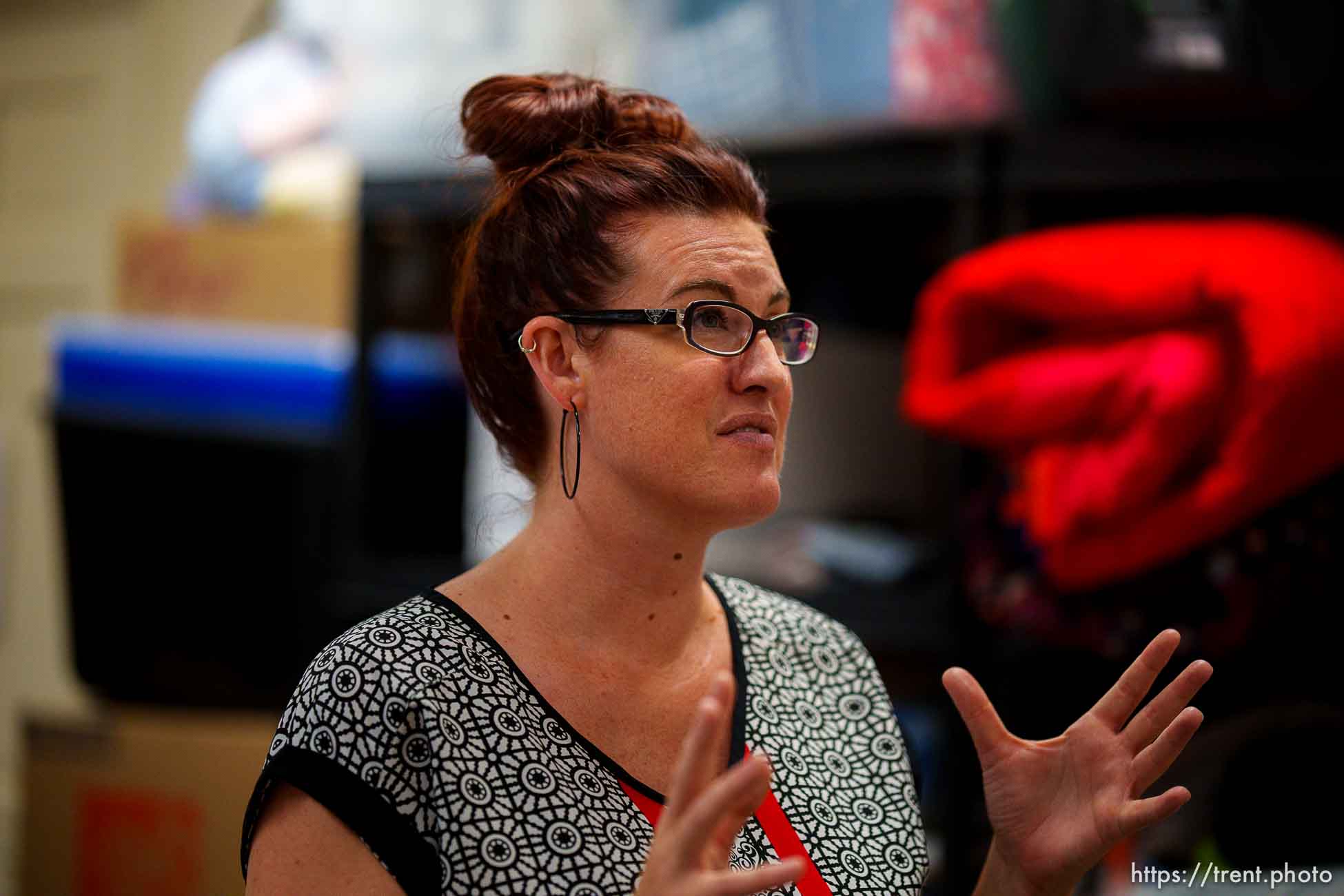 (Trent Nelson  |  The Salt Lake Tribune) Krista Whipple, program manager at the St. George Youth Futures shelter, on Thursday, June 10, 2021.