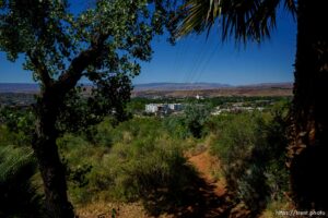 (Trent Nelson  |  The Salt Lake Tribune) View from Temple Springs area, St George on Thursday, June 10, 2021.